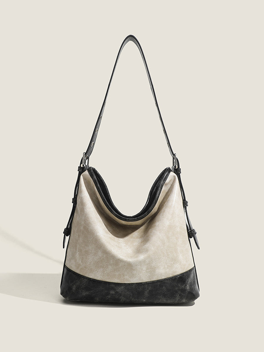 Bolso de mano de bloques de color de moda para mujer