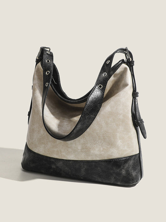 Bolso de mano de bloques de color de moda para mujer