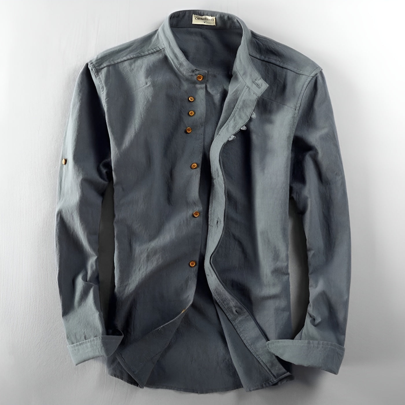 Andrés™ Camisa de estilo japonés – Diseño moderno y minimalista con sastrería de inspiración japonesa
