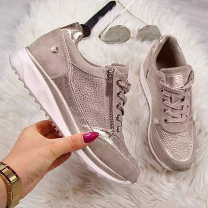 Zapatillas Cómodas con Cremallera Lateral
