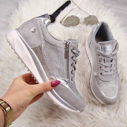 Zapatillas Cómodas con Cremallera Lateral