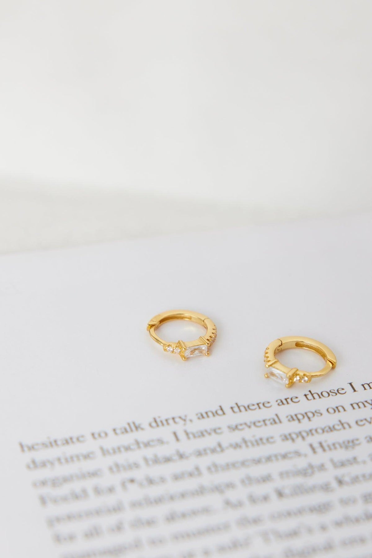 Pendientes Ojos al Alma chapados en oro de 18K claros