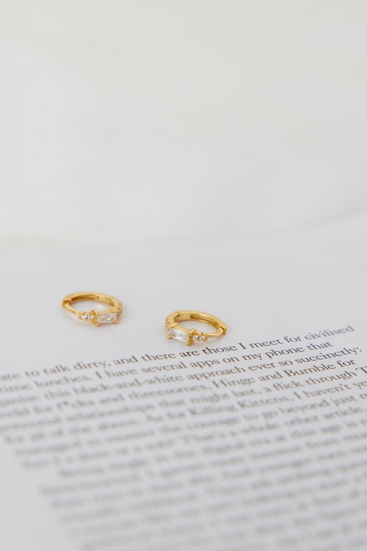 Pendientes Ojos al Alma chapados en oro de 18K claros