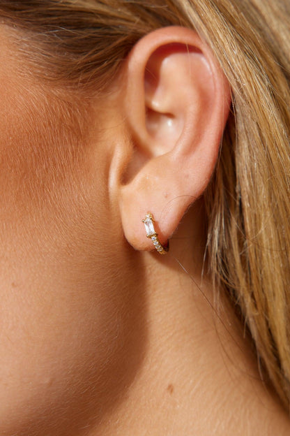 Pendientes Ojos al Alma chapados en oro de 18K claros