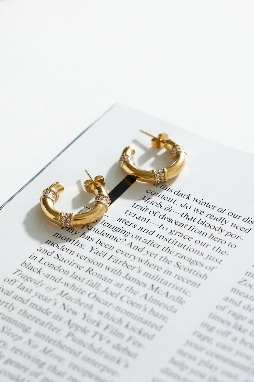 Aros Delicados Chapados En Oro 18k Oro
