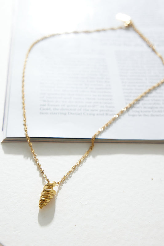 Collar De Conchas By The Sea Chapado En Oro 18k Oro