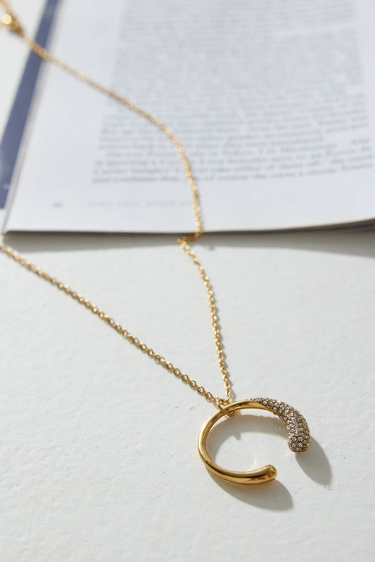 Collar De Regalo Para Amantes Chapado En Oro De 18k Oro
