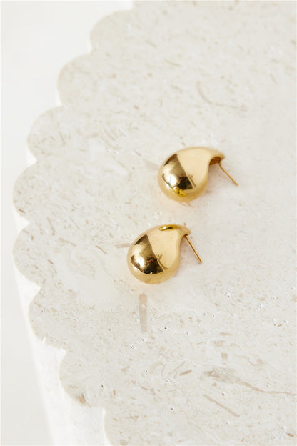Pendientes Fechas En La Noche Bañados En Oro 18k Oro