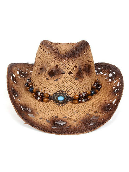 Sombrero Hueco de Mezclilla Vintage Occidental