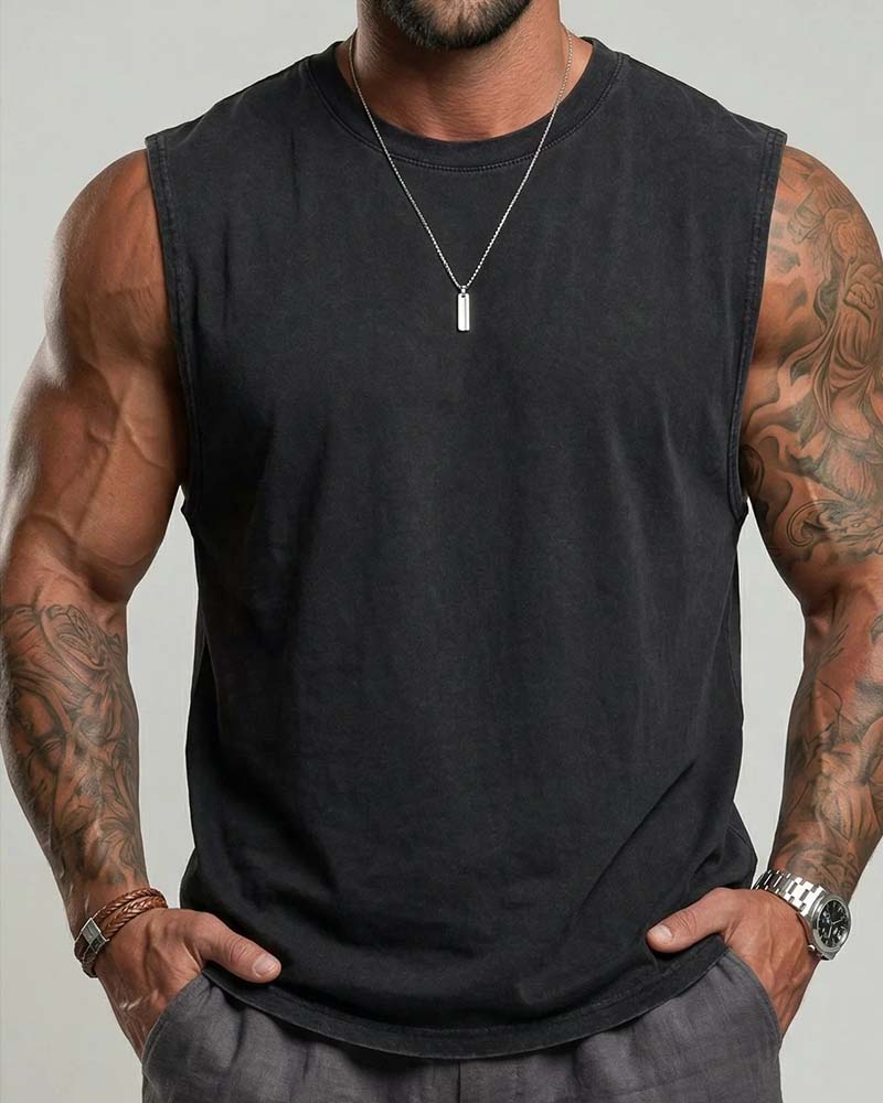 Camiseta sin mangas de Hip Hop Mode Locker – Esencial de la moda urbana
