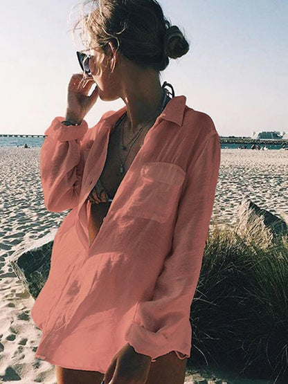 Túnica Bikini Cover-Ups Ropa de playa sexy Traje de baño Cubrir
