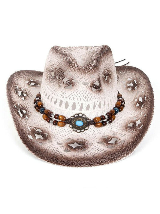 Sombrero Hueco de Mezclilla Vintage Occidental
