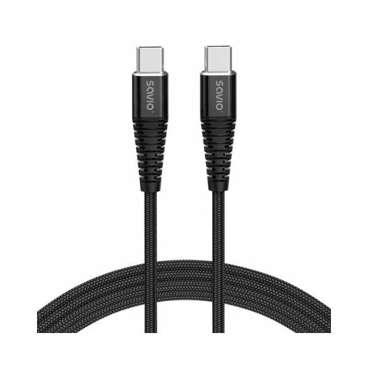CABLE USB-C A USB-C SAVIO 5A 2M CL-160