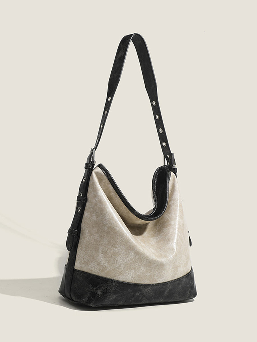 Bolso de mano de bloques de color de moda para mujer
