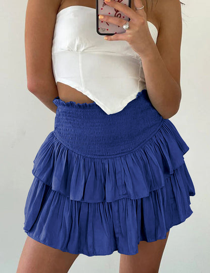 Minifalda con volantes Delilah