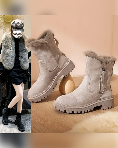 Botas de invierno para mujer con forro polar – cálidas, cómodas y con estilo
