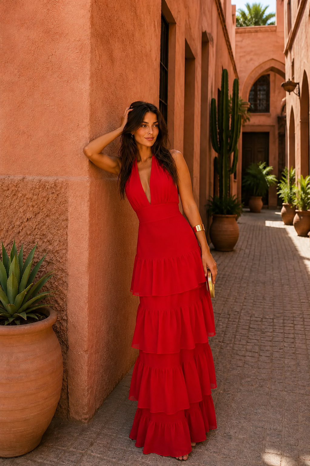 Vestido Manila Rojo Intenso: Elegancia y Estilo