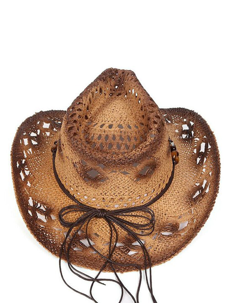 Sombrero Hueco de Mezclilla Vintage Occidental
