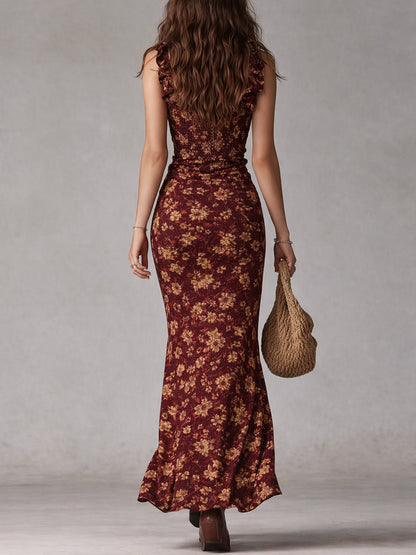 Vestido Largo Retro Velora