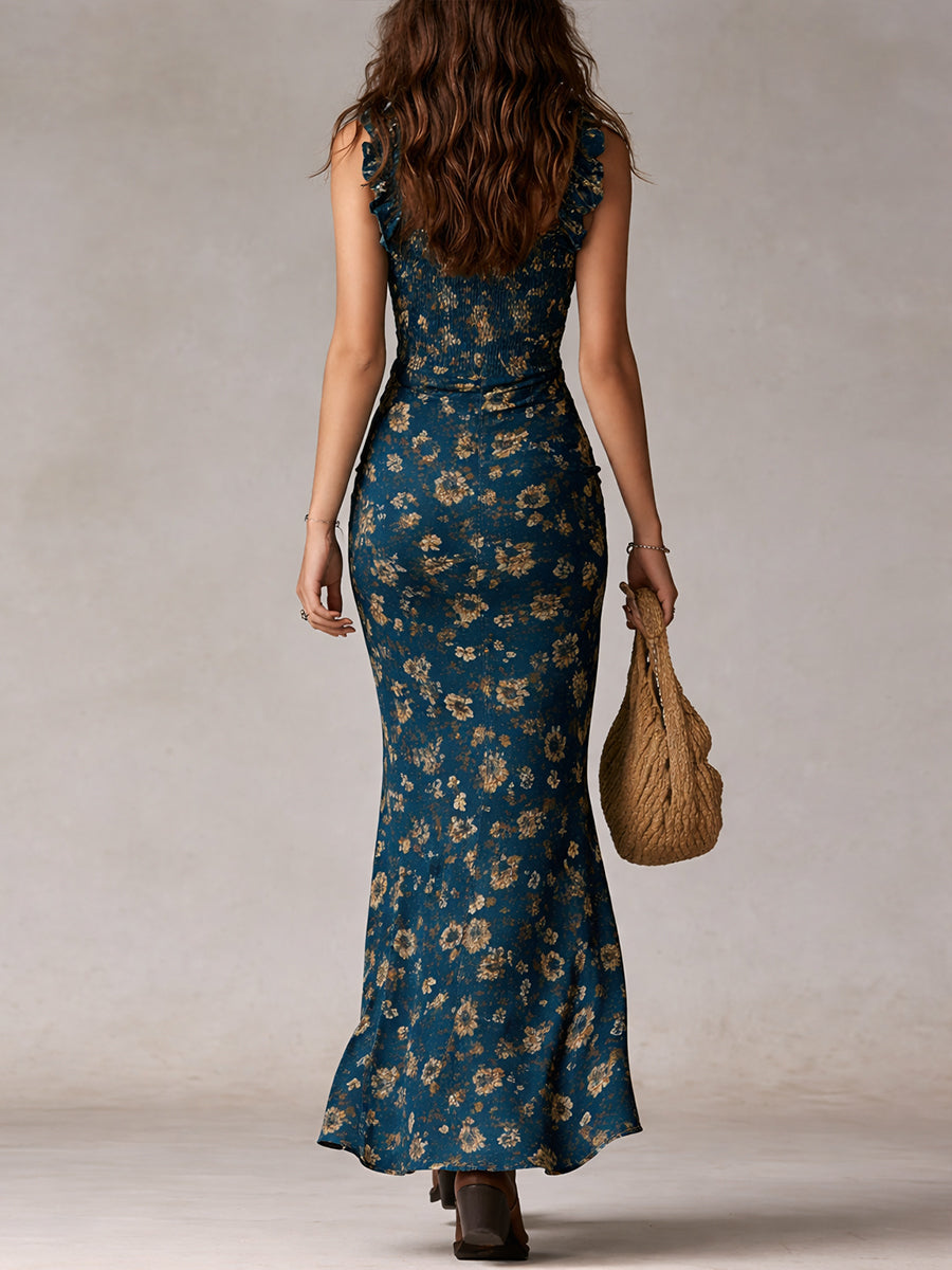 Vestido Largo Retro Velora