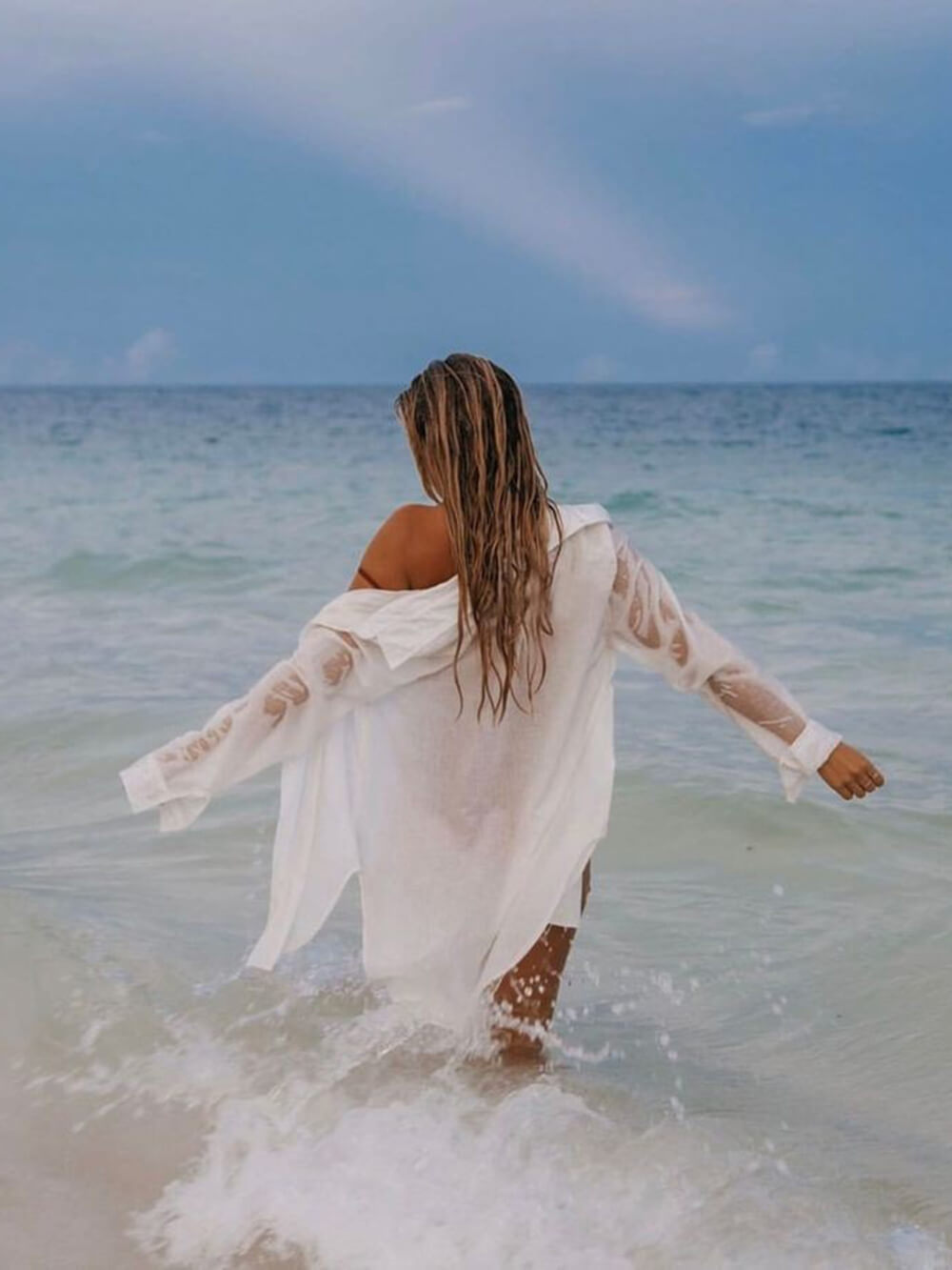 Túnica Bikini Cover-Ups Ropa de playa sexy Traje de baño Cubrir