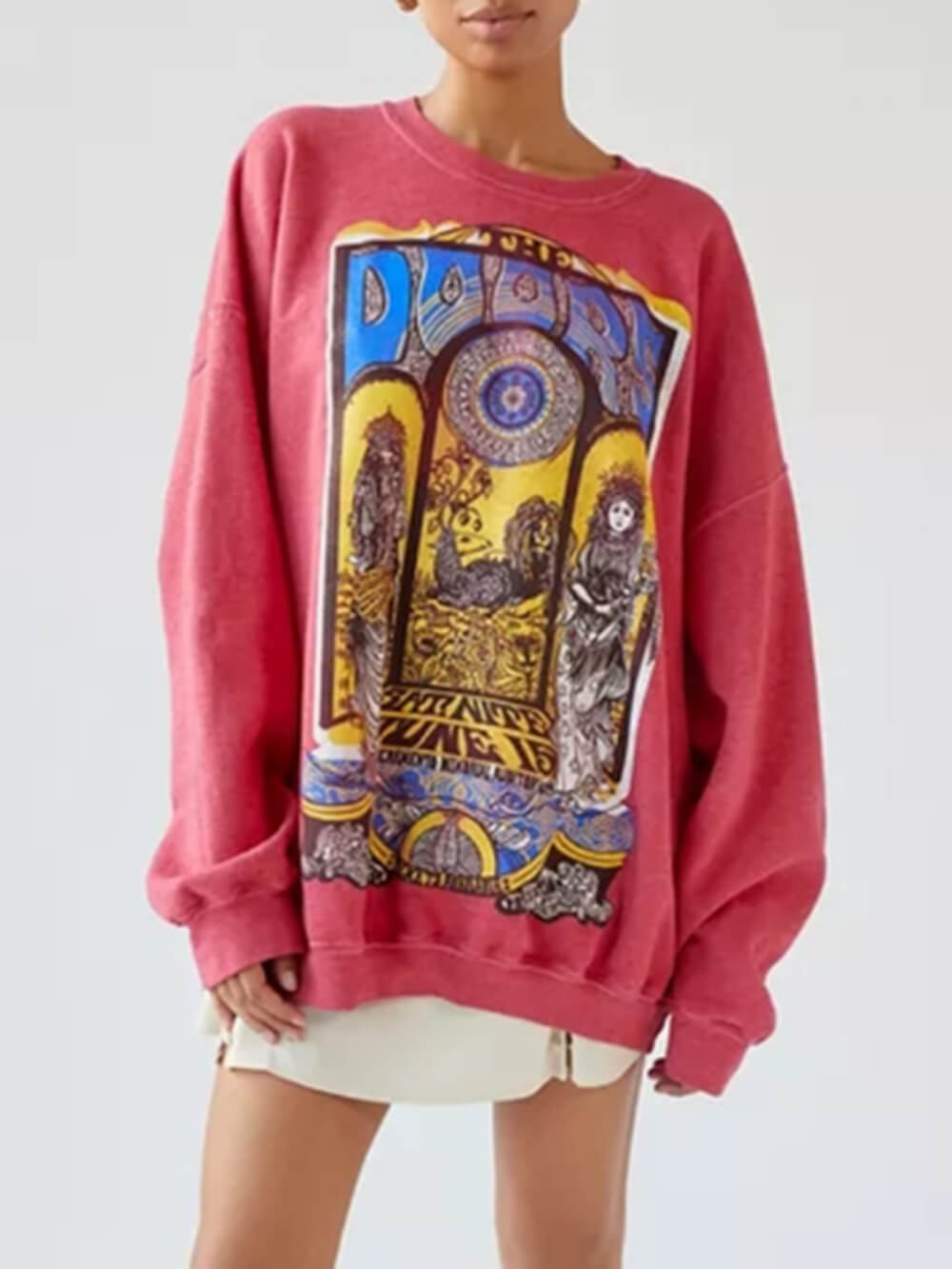 Sudadera extragrande con gráfico The Doors