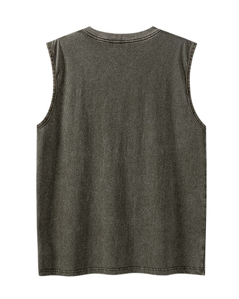 Camiseta sin mangas de Hip Hop Mode Locker – Esencial de la moda urbana