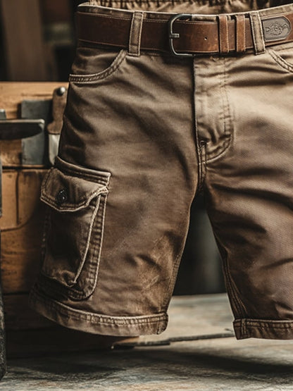 Mateo™ Shorts Cargo Retro - Estilo Vintage y Múltiples Bolsillos