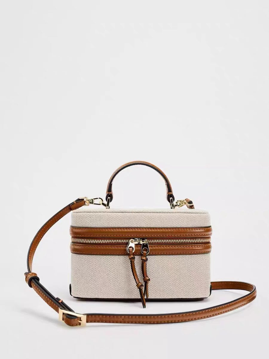 Bolso pequeño cuadrado cruzado de un solo hombro para mujer
