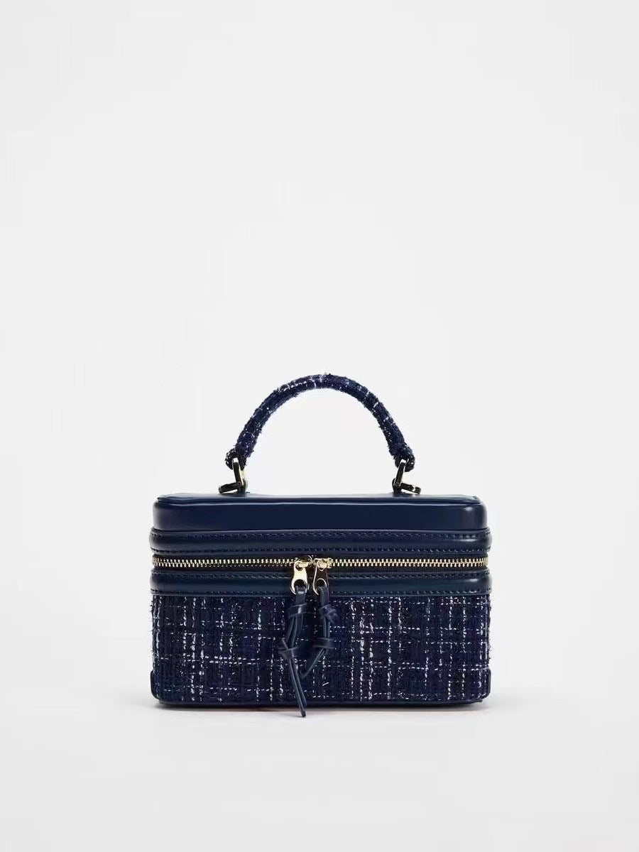 Bolso pequeño cuadrado cruzado de un solo hombro para mujer