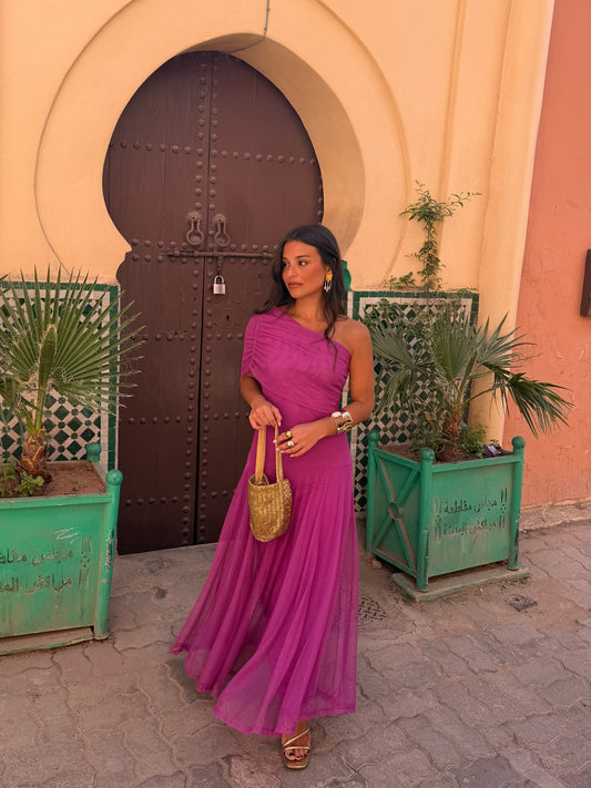 Vestido Toledo - Fucsia
