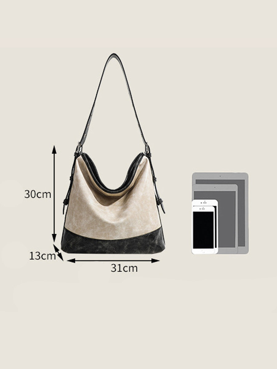 Bolso de mano de bloques de color de moda para mujer