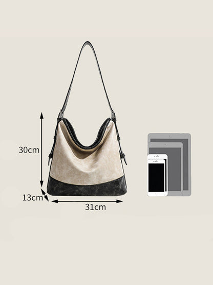 Bolso de mano de bloques de color de moda para mujer
