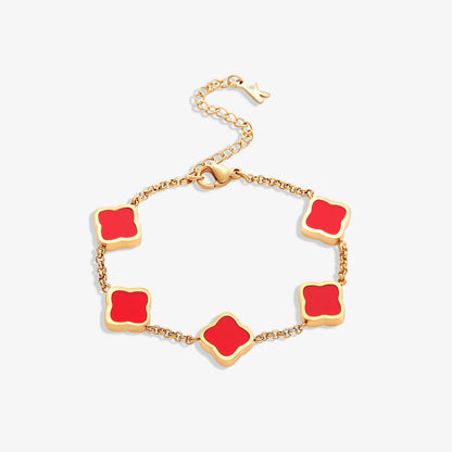 Pulsera trébol estilo Céline