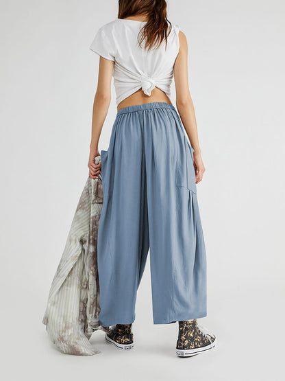 Cómodos pantalones de yoga de pierna ancha