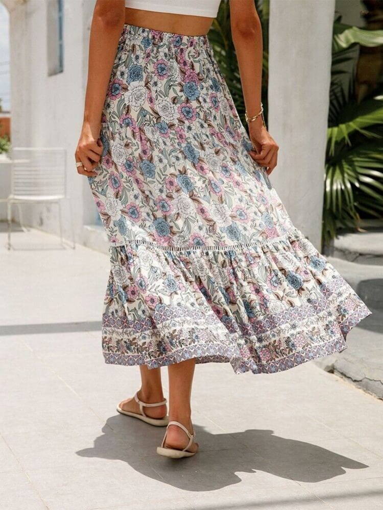 Falda escalonada elegante de Love Shack