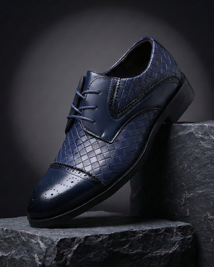 Bellville – Zapatos Oxford de Piel Trenzada