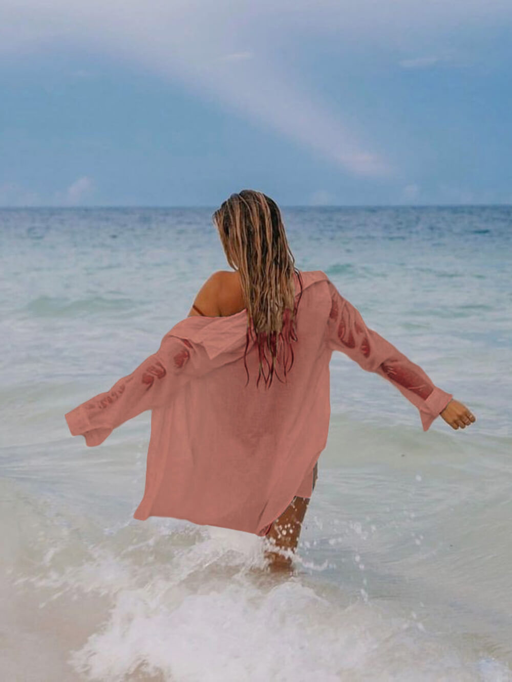 Túnica Bikini Cover-Ups Ropa de playa sexy Traje de baño Cubrir