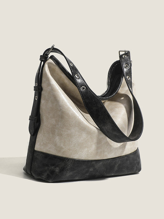 Bolso de mano de bloques de color de moda para mujer