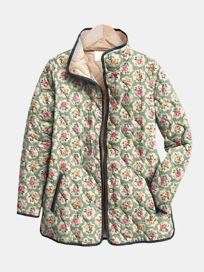 Chaqueta Acolchada Tapicería Floral