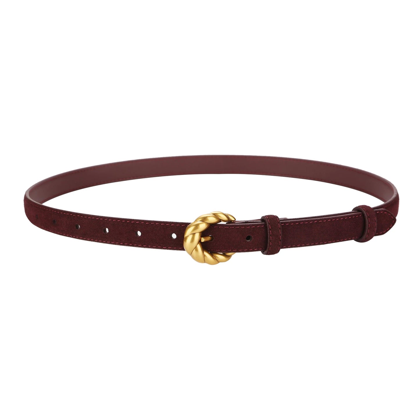 🎁 Gürtel mit goldener Schnalle und echtem Leder (100% Rabatt)