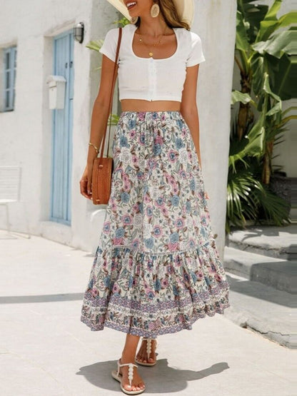 Falda escalonada elegante de Love Shack