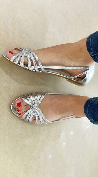 ELEONOR™ | SANDALIAS DORADAS LUZ DE VERANO