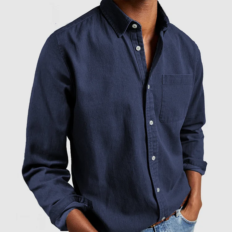Pedro™ Camisa de Algodón Premium - Ultra suave, Esencial para el día a día