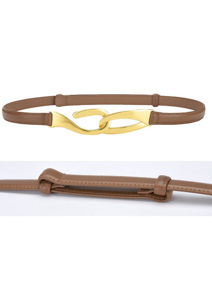 Cinturón ajustable con gancho para mujer de moda