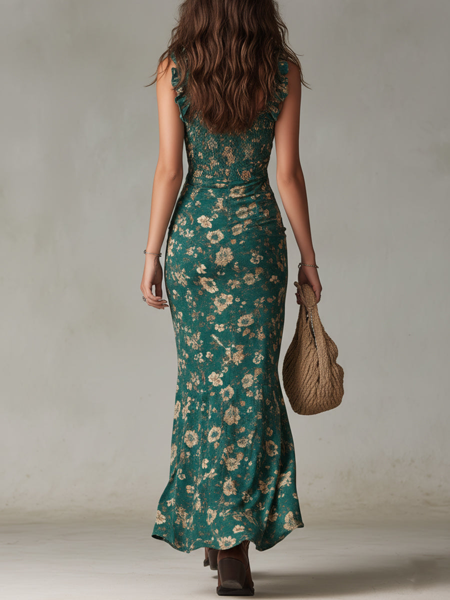 Vestido Largo Retro Velora