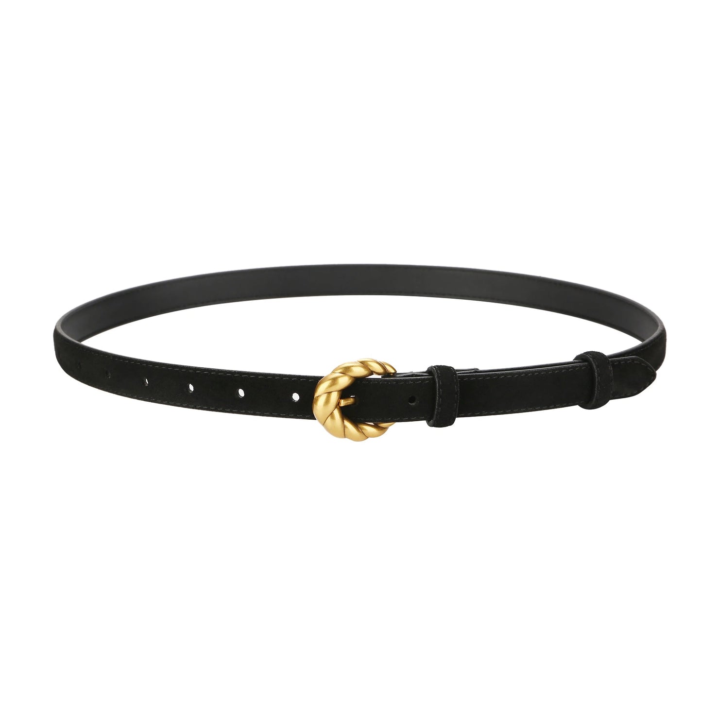 🎁 Gürtel mit goldener Schnalle und echtem Leder (100% Rabatt)