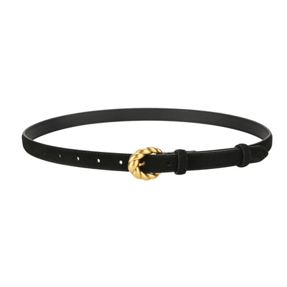 🎁 Gürtel mit goldener Schnalle und echtem Leder (100% Rabatt)