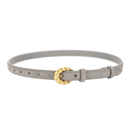🎁 Gürtel mit goldener Schnalle und echtem Leder (100% Rabatt)