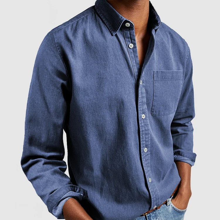 Pedro™ Camisa de Algodón Premium - Ultra suave, Esencial para el día a día